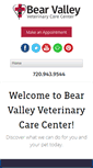Mobile Screenshot of bearvalleyvet.com